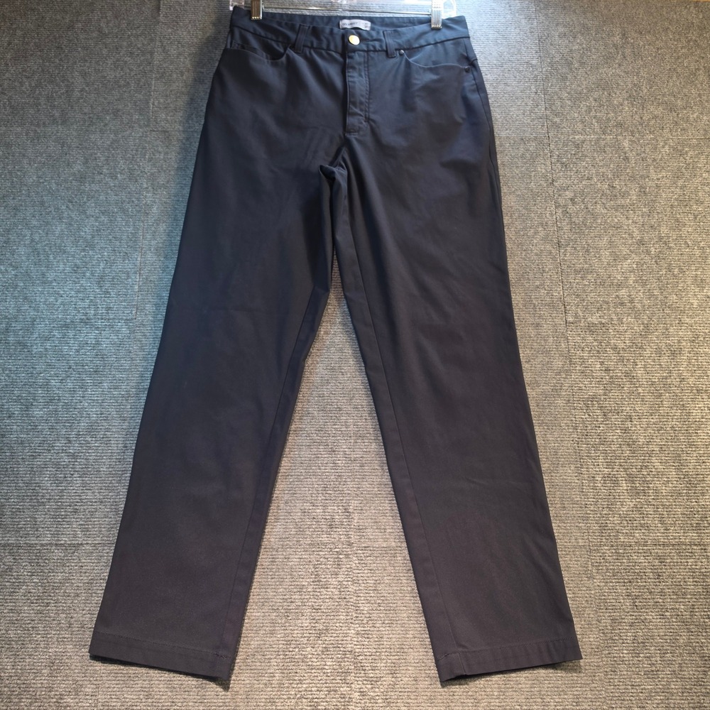 VRST Chino Pants Mens 30x30 Navy Blue Good Stretch Commuter Trousers